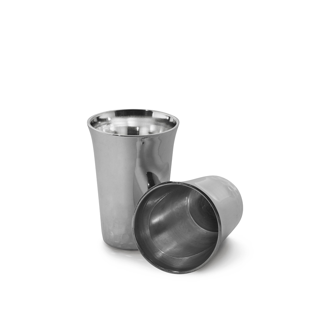 LEYLA' -Som Gümüş Zemzem, Şerbet veya Likör Bardağı