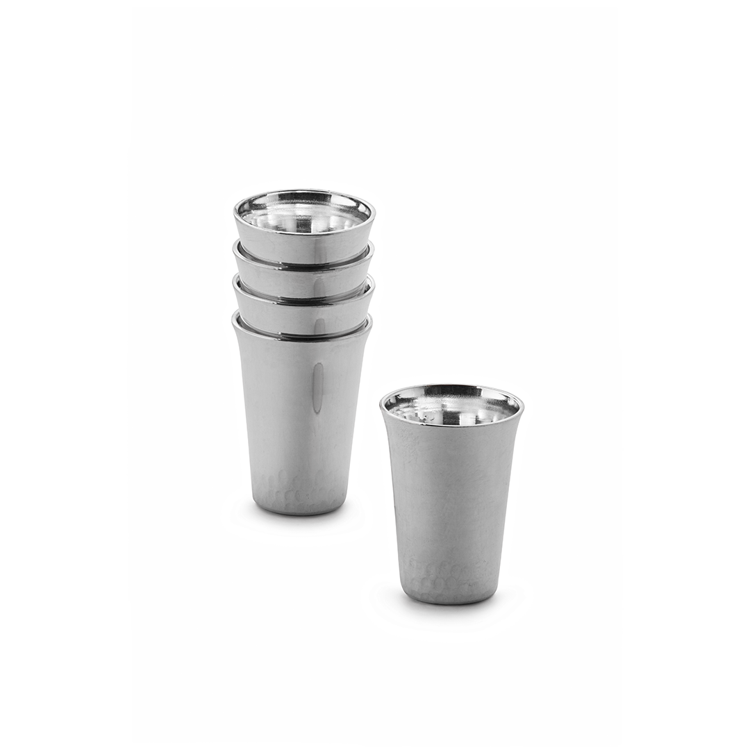 LEYLA' -Som Gümüş Zemzem, Şerbet veya Likör Bardağı